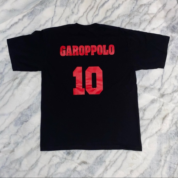 Black SF Niners Football Garappolo Tee - Picture 3 of 4